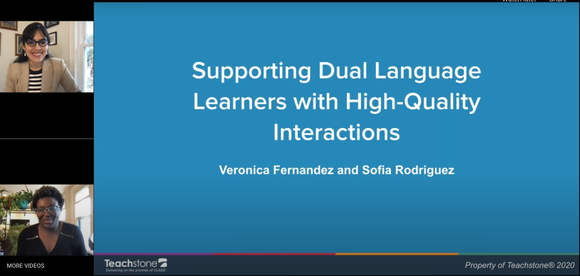 Webinar Supporting Dual Language Learners with High Quality Interactions